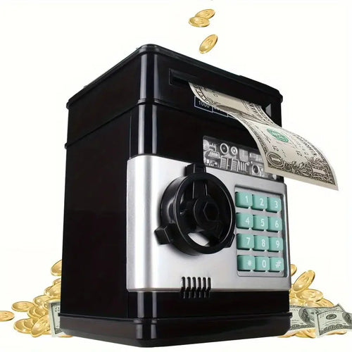 Cash Coins Saving Bank, Electronic Banking, Coin Money Saving Bank